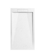 Archi Lux White Slate Effect Stone Resin Shower Base