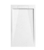 Archi Lux Matt White Slate Effect Stone Resin Shower Base