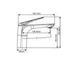 Mecca Solid Brass Short Basin Mixer - Image 2