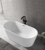 Oval Freestanding Bath Overlfow1200mm/1300mm