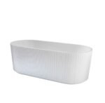 Fluted Oval Shape Freestanding Bath 1500m/1700mm - Image 4