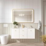 Seattle 1200mm Wall-Hung Cabinet - Matt White - Image 7