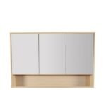 HERA 1200mm Shaving Cabinet - Tas Oak/ Black Oak