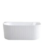 Fluted Back to Wall Freestanding Bath 1500m/1700mm - Image 2