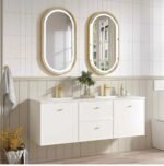 Seattle 1500mm Wall-Hung Cabinet - Matt White - Image 4