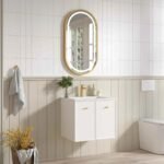 Seattle 600mm Wall-Hung Cabinet - Matt White - Image 2