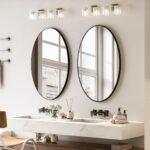 Round Black Framed Mirror - Image 4