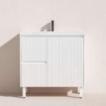 Brighton Fluted 900mm Freestanding Vanity