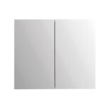 Waterproofing Mirror Shaving Cabinet -  Gloss White 900