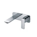 Nova Wall Basin Mixer With Spout