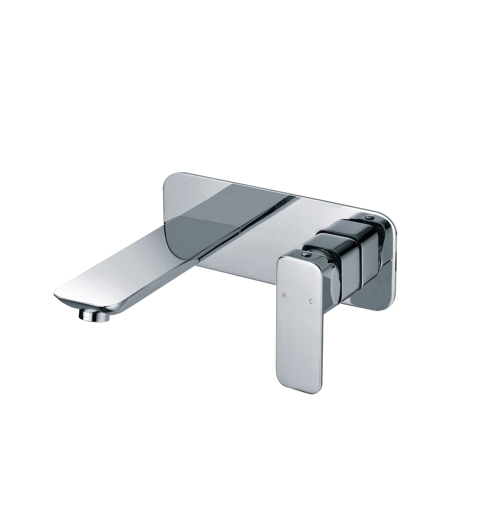 9b73b2a53a856faeac4c98aa3ab5257b Nova Wall Basin Mixer With Spout - Image 1
