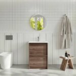 Bella 600mm Freestanding Cabinet - Walnut