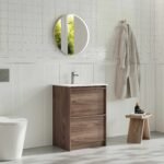 Bella 600mm Freestanding Cabinet - Walnut - Image 3