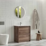 Bella 750mm Freestanding Cabinet - Walnut - Image 2