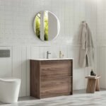 Bella 900mm Freestanding Cabinet - Walnut - Image 3