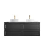 Fremantle Shaker 1500mm Wall Hung Vanity Double Bowls