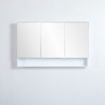 1200mm Mirror Shaving Cabinet with Open Shelf