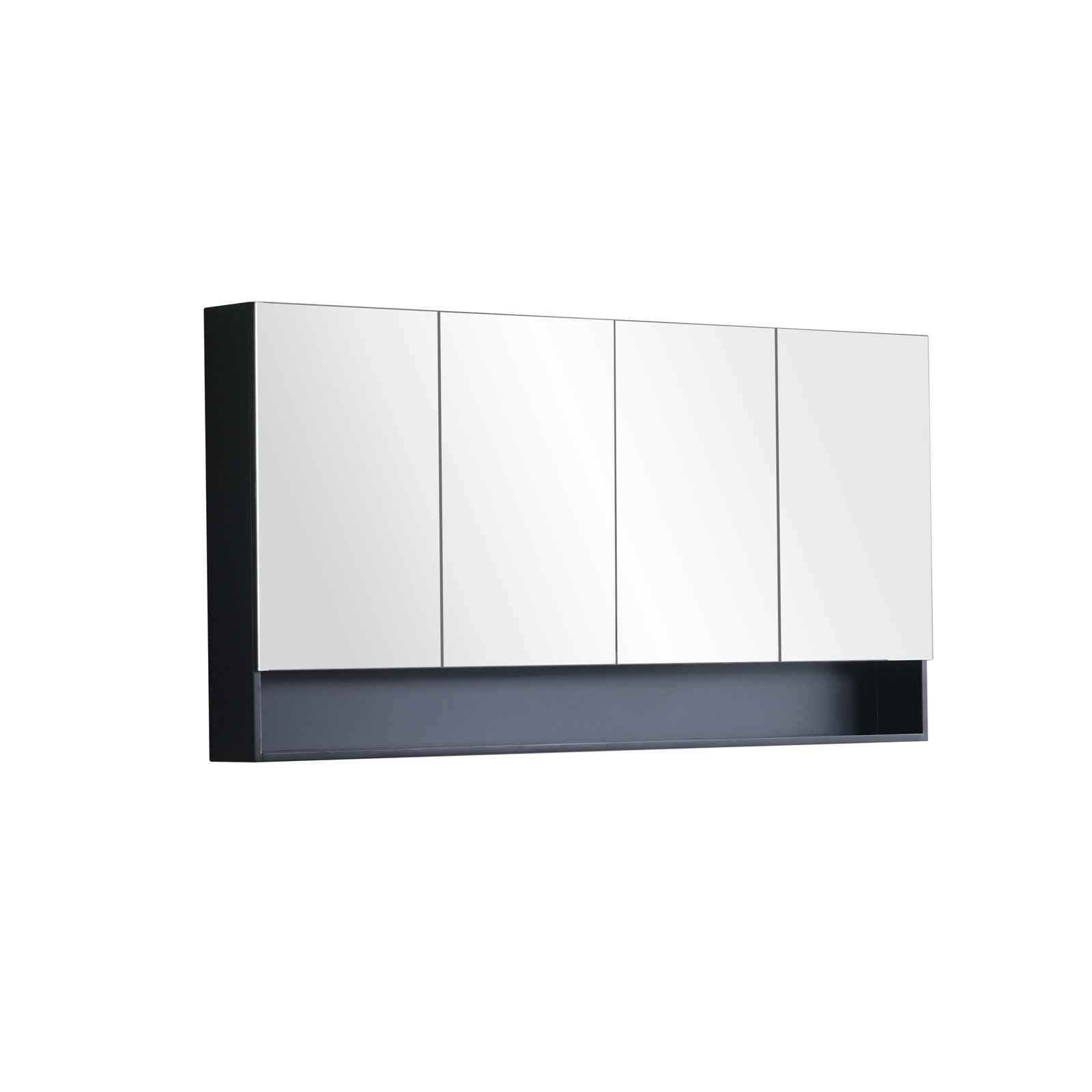 L81A9877--scaled (1) 1500mm Mirror Shaving Cabinet with Open Shelf - Image 1