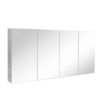 Waterproofing Mirror Shaving Cabinet -  Gloss White 1500 - Image 2