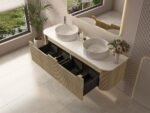 Rome 1800mm Double Bowls Wall Hung Vanity - Image 4