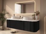 Rome 1800mm Double Bowls Wall Hung Vanity - Image 6
