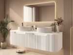 Rome 1800mm Double Bowls Wall Hung Vanity - Image 9