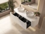 Rome 1800mm Double Bowls Wall Hung Vanity - Image 10