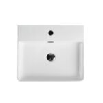 Semi-recessed rectangular basin (500x420) - Image 2