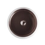 Counter-top circular Art White basin (410x410) - Image 2