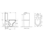 Berlin Back-to-Wall Toilet Suite - Image 4