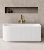 Fluted Corner Freestanding Bath 1500m/1700mm - Image 3