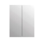 Waterproofing Mirror Shaving Cabinet -  Gloss White 600mm