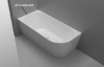 Elivia Corner Freestanding Bath 1500m/1700mm - Image 2