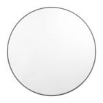Round Black Framed Mirror - Image 2
