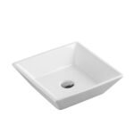 Counter-top square basin (390x390)