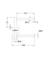 Slimline SS304 Toilet Roll Holder - Image 7