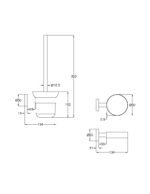 Slimline SS304 Toilet Brush Set - Image 7