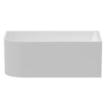 Casey Corner Freestanding Shower Bathtub 510mm H - Gloss White 1300mm/1400mm/1500mm/1700mm - Image 3