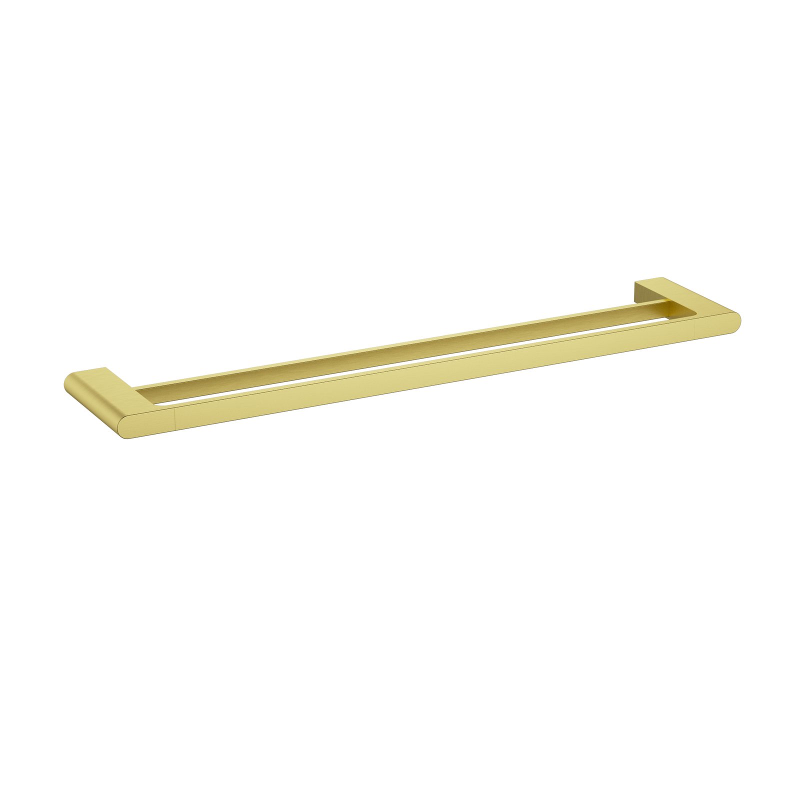 5302-600-bg+brushed gold Camden Towel Rail Double 600mm - Image 1