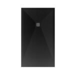 Archi Lux Onyx Black Slate Stone Resin Rectangular Shower Base