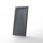 Archi Lux Dark Grey Slate Stone Resin Rectangular Shower Base