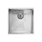 Eden 440 x 440mm Single Bowl Above-Undermount Sink-R10 Corner