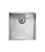 Eden 440 x 440mm Single Bowl Above-Undermount Sink-R10 Corner