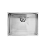 Eden 580 x 440mm Single Bowl Above-Undermount Sink-R10 Corner
