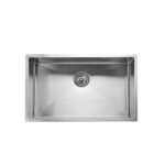 Eden 760 x 440mm Single Bowl Above-Undermount Sink-R10 Corner