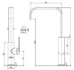 Camden Sink Mixer Swivel  Kitchen Mixer - Image 6