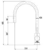 Pull Out Sink Kitchen Laundry Sink Mixer - Image 7