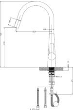 Lux Pull Out Kitchen Mixer - Image 3