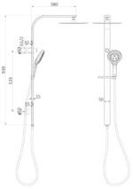 Regal Multifunction Shower Rail Set - Image 2