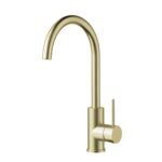 Slimline Gooseneck Stainless Steel Sink Mixer - Image 3